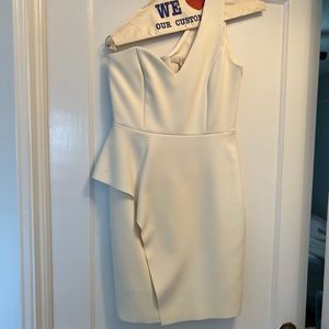 Halston heritage one shoulder dress! Only worn once!
